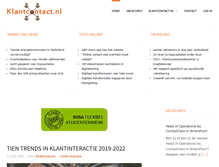 Tablet Screenshot of klantcontact.nl